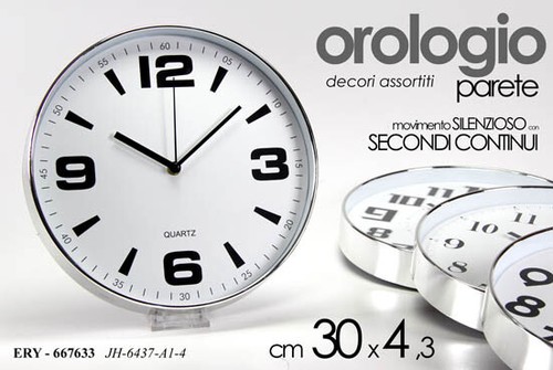 Orologio parete silenzioso - da,