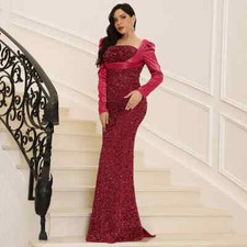 Vestito Abito Elegante Lungo