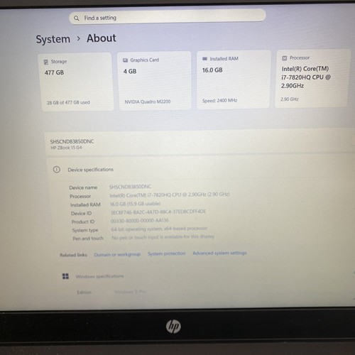Zbook 7820hq 16 gb - zbook,