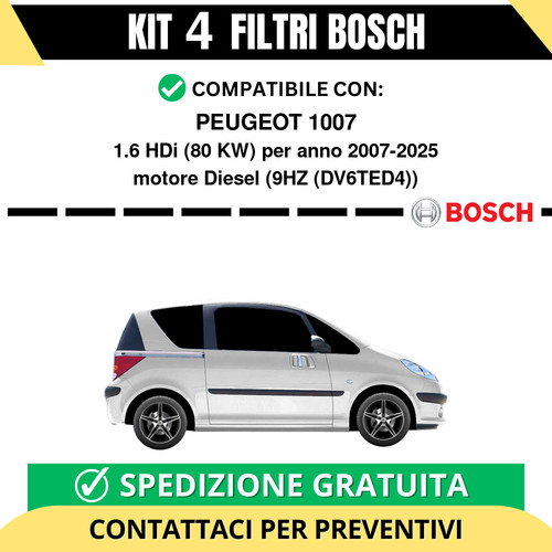 Kit bosch filtri tagliando - kit,