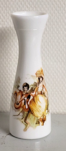 Vase soliflore opaline blanche - vase,