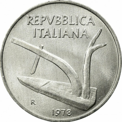 Lire 1978 spighe - spighe, repubblica