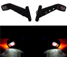 2 x 12/24V LED Lato Lungo Leva Posizione Luci di Ingombro Camion Rimorchio Bus