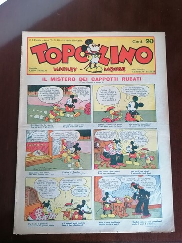 Topolino giornale nerbini - topolino,