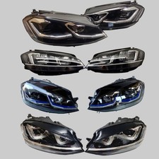 FARI ANTERIORI USATI ORIGINALI VOLKSWAGEN GOLF 7 VII XENON LED, SINISTRO DESTRO