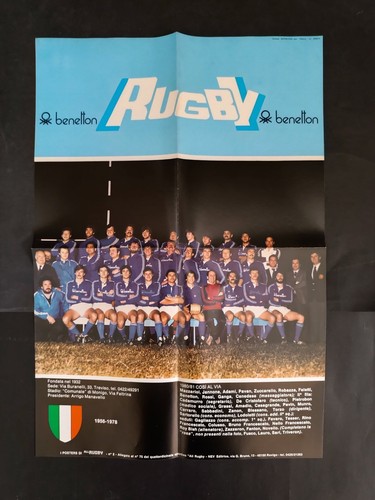 Poster rugby benetton treviso - rugby,