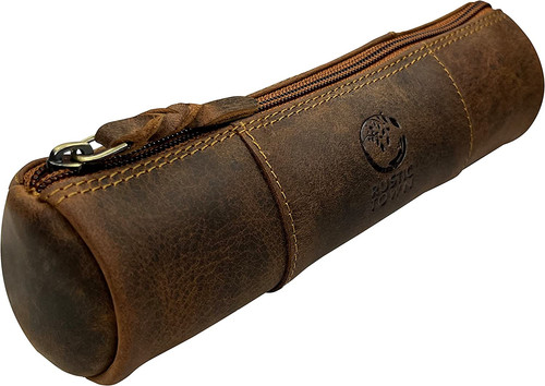 Astuccio pelle fatto mano - in, a