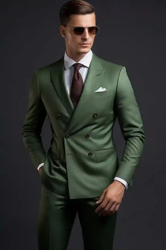 Tuta uomo verde - doppiopetto,