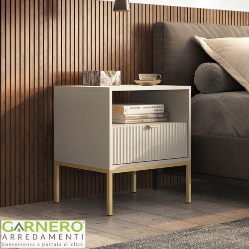 Comodino cassetto moderno - comodino,