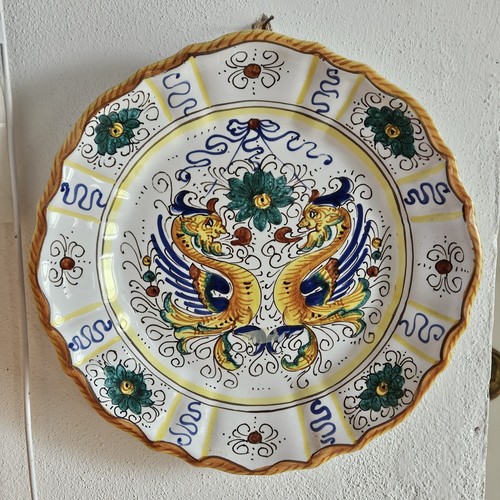 Piatto decorativo deruta - piatto,