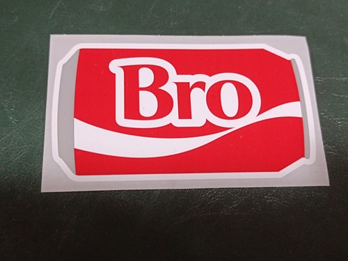 Adesivo bro coca cola - coca-cola, 9x5,5