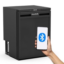 Compressore Frigorifero 65L Due Camere Congelatore Campeggio Frigorifero 12V Riscaldamento Stand