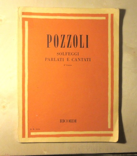 Pozzoli solfeggi parlati e - parlati,