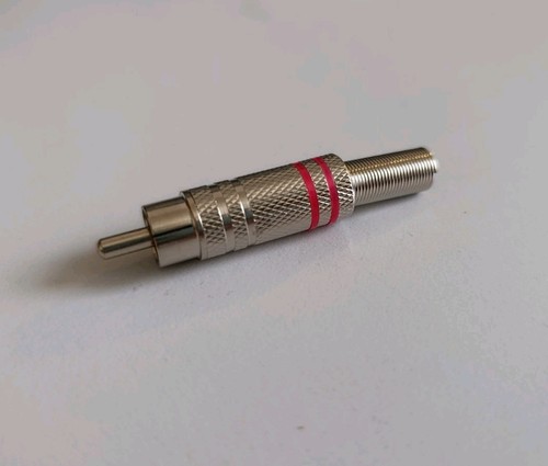 Connettore rca maschio - rca,