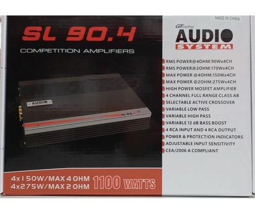 Audio system 4 - system, sl