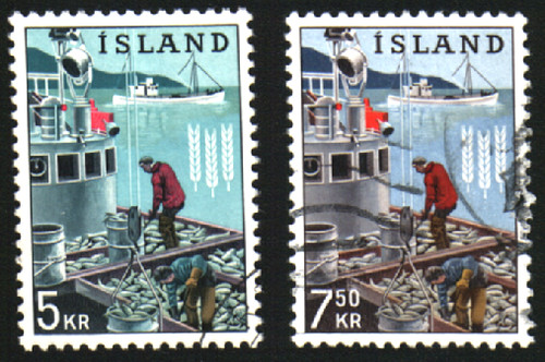 33110 francobollo islanda - francobollo,