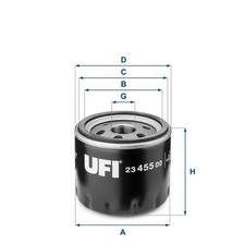 2345500 UFI FILTRO OLIO MOTORE