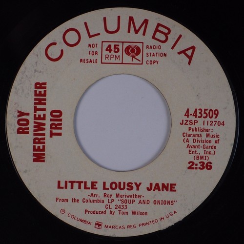 Roy meriwether trio little - meriwether,