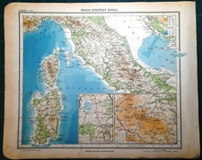 Carta geografica antica ITALIA