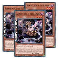 ANARCHIST MONK OF THE SIX SAMURAI 3x • Comune • ROTA EN019 • 1Ed • Yugioh!
