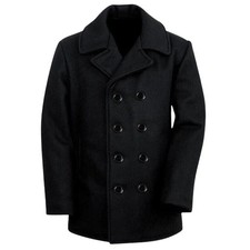 Cappotto uomo US Navy nero pea