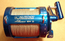 Mulinello da Pesca Trolling Blue Alutecnos Albacore 80W 2 Velocità Big Game 80 Largo 2S