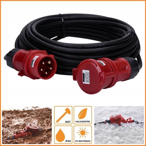 Cavo prolunga cee poli 400v - prolunga, 5