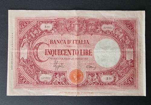 Cinquecento 500 lire - cinquecento, barbetti