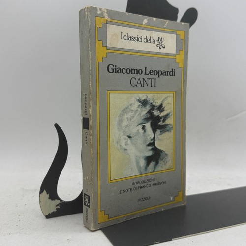 Giacomo leopardi canti rizzoli - canti,