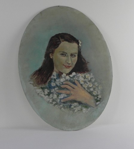Dipinto olio cartone - ad,