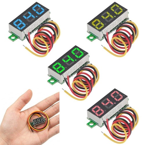 Voltmetro led mini incasso - voltmetro,