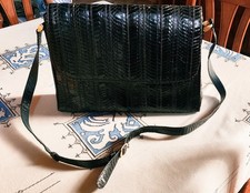 Borsa vero pitone nera