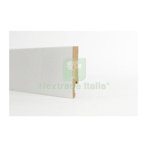 5pz battiscopa mdf - in, bianco