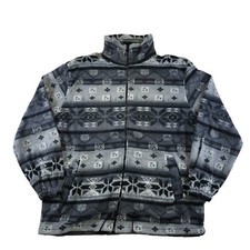 Y2K Grey Geometric Pattern