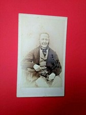 CDV FRATELLI CLERICI MILANO CASA MINONZIO UOMO ANZIANO SORRIDENTE RARA