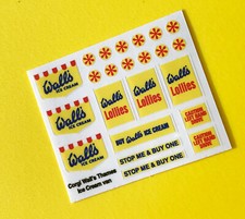 Corgi ' Wall's Ice Crema Furgone' Thames Ricambio Adesivo Set 447