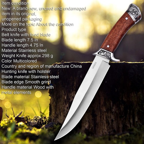 Hunting bowie knife - hunting, caccia