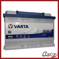 Batteria per avviamento auto 12v 70ah spunto 760a VARTA N70 efb start stop nuova