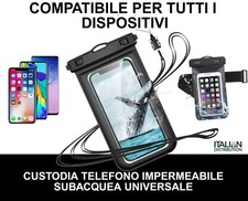 Custodia impermeabile universale Smartphone  Subacquea Telefono Mare Piscina