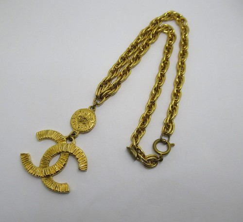 Chanel necklace gold - necklace,