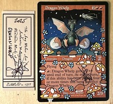 MTG Dragon Whelp schizzo