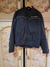 Giacca Moto Impermeabile con Protezioni Taglia L - Colore Nera 