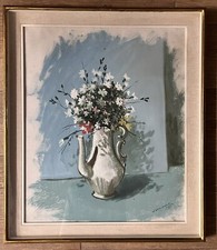 Quadro Dipinto Su Tela Vaso Di
