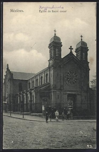 Cpa mézières église - cpa, du