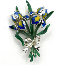 Spilla vintage squisita fiore