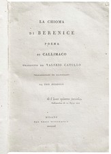 La Chioma di Berenice. Poema