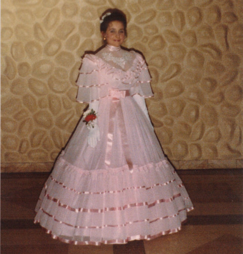 Abito ballo rosa ragazza - da,