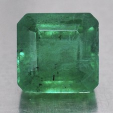 SMERALDO NATURALE CT. 1,28 FORMA SMERALDO QUADRATO IN BLISTER
