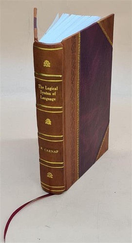 The logical syntax language - the,