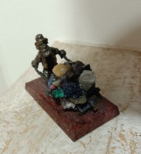 Statuina Minatore in Bronzo